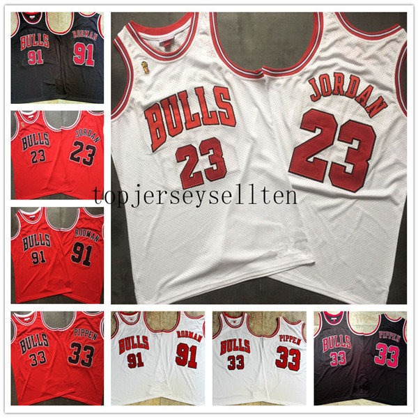 Chicago Bulls MEN Scottie Pippen Dennis Rodman Michael Jor dan1997-98 Finals Hardwood Classics basketball Jersey, Black
Chicago Bulls MEN Scottie Pippen Dennis Rodman Michael Jor dan1997-98 Finals Hardwood Classics basketball Jersey, Black