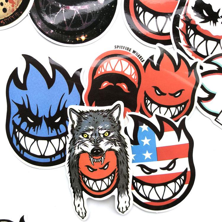10 Sets=180PCS Little Fireman Creative Stickers Trolley Case Computer Waterproof Stickers