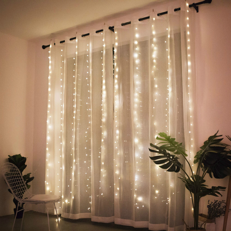 Curtain LED Gadget String Lights Garland LEDs USB Powered Remote Fairy For Christmas Wedding Light Outdoor Home Window Decoration
Curtain LED Gadget String Lights Garland LEDs USB Powered Remote Fairy For Christmas Wedding Light Outdoor Home Window Decoration