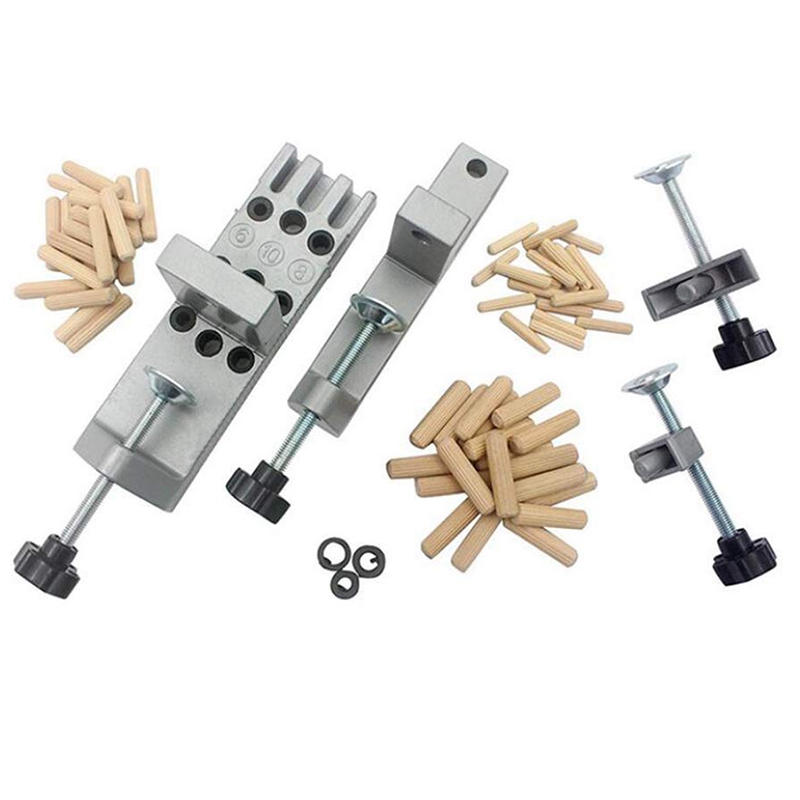 Punch Positioner Dowelling Jig For Furniture Fast Connecting Woodworking Drilling Guide Kit Location Tools
Punch Positioner Dowelling Jig For Furniture Fast Connecting Woodworking Drilling Guide Kit Location Tools