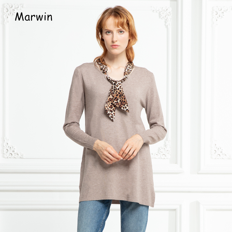 Marwin 2020 Winter Leopard Long High Street Style V-Neck Bow Lace Up Women Pullovers Worm Soft European Female Sweaters, Khaki
Marwin 2020 Winter Leopard Long High Street Style V-Neck Bow Lace Up Women Pullovers Worm Soft European Female Sweaters, Khaki