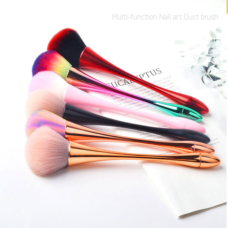 Nail Art Brush Soft Dust Brush UV Gel Nail Polish Nylon Brush For Manicure Professional Nail DIY Design Tools