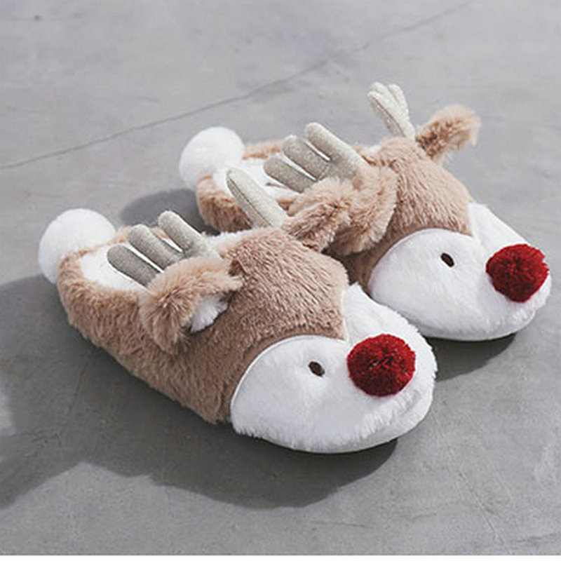 New winter anti-skid rubber base Christmas deer keep warm lover cotton indoor slippers bag and home adult slippers shoes, Girl shoes
New winter anti-skid rubber base Christmas deer keep warm lover cotton indoor slippers bag and home adult slippers shoes, Girl shoes