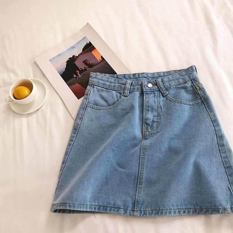 HELIAR Sexy Women Denim Mini Skirt Fashion Summer High Waist A-line Korean Skirt Package Hip Jeans Harajuku Cotton Midiskirt, White
HELIAR Sexy Women Denim Mini Skirt Fashion Summer High Waist A-line Korean Skirt Package Hip Jeans Harajuku Cotton Midiskirt, White