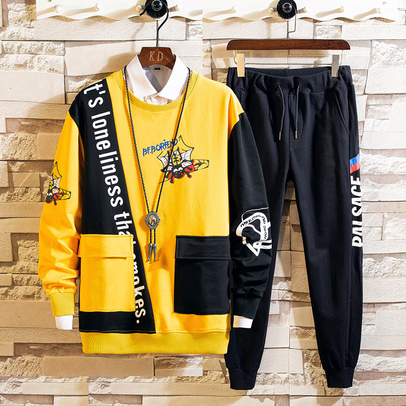 Men's Sportswear Sets 2020 Autumn Spring Hoodies Male Casual Tracksuit Sweatshirt + Sweatpants Track Suit, 8154 c
Men's Sportswear Sets 2020 Autumn Spring Hoodies Male Casual Tracksuit Sweatshirt + Sweatpants Track Suit, 8154 c