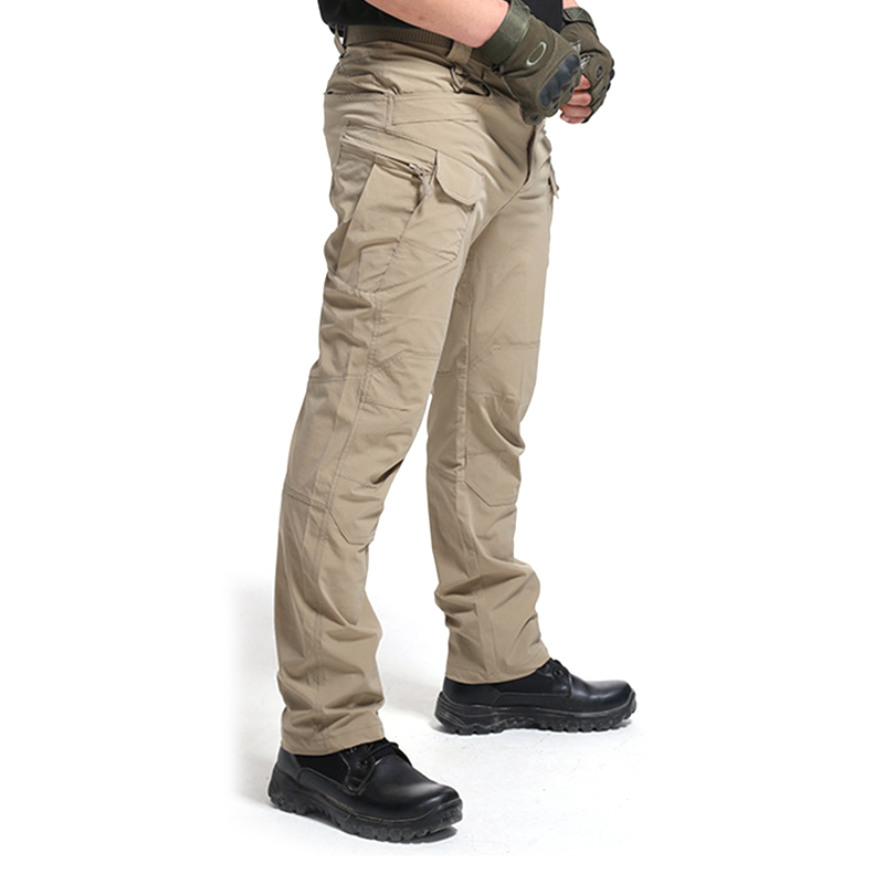 Men's Pants High Quality City Tactical Cargo Men Waterproof Work Long With Pockets Loose Trousers Many S-3XL