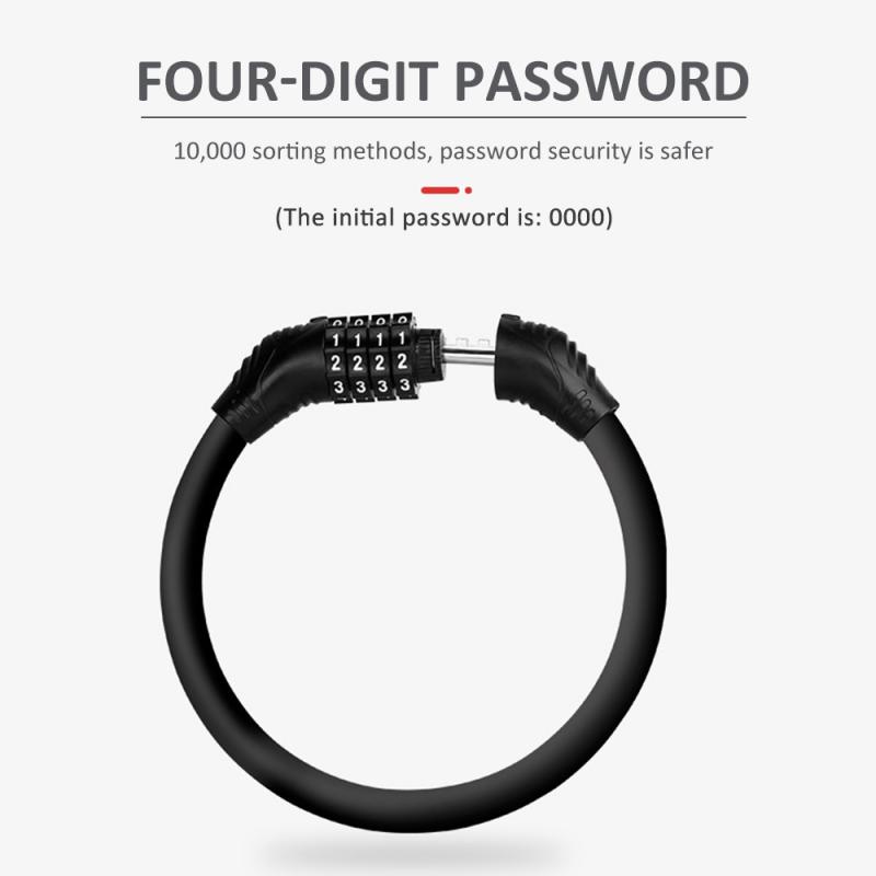 Bicycle Password Lock Universal Anti-Theft Bicycle Lock Bike Motorcycle Electric Vehicle Safety Motorcycle Accessories
Bicycle Password Lock Universal Anti-Theft Bicycle Lock Bike Motorcycle Electric Vehicle Safety Motorcycle Accessories