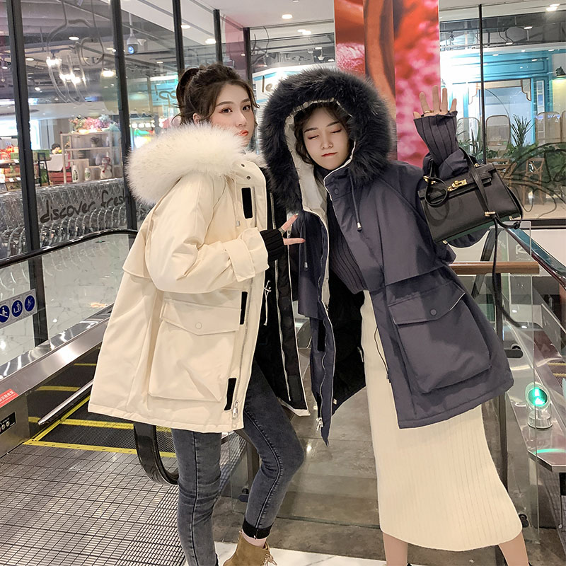 ZVAQS Female Jacket Winter 2020 Duck Down Cooton Jackets for Women Fur Collar Hooded Parkas Woman Thick Coats Mujer Parkas TN196, Black
ZVAQS Female Jacket Winter 2020 Duck Down Cooton Jackets for Women Fur Collar Hooded Parkas Woman Thick Coats Mujer Parkas TN196, Black