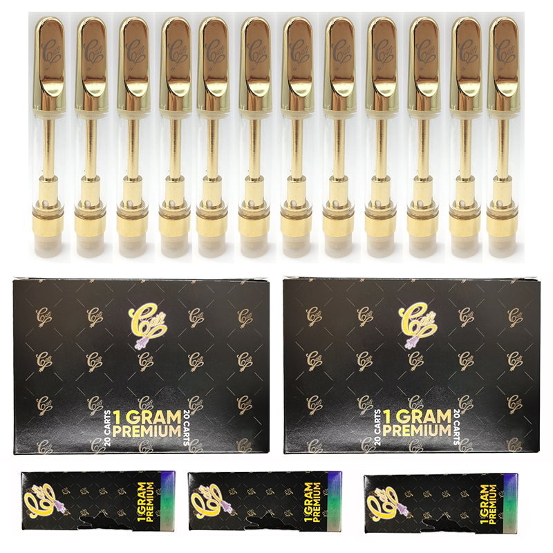 Cali Plug Vape Cartridges 0.8ml 1ml Gold Color Atomizers Packaging Ceramic Coil Holographic Retail Boxes Vape Pen Carts Empty Oil Vaporizer
Cali Plug Vape Cartridges 0.8ml 1ml Gold Color Atomizers Packaging Ceramic Coil Holographic Retail Boxes Vape Pen Carts Empty Oil Vaporizer