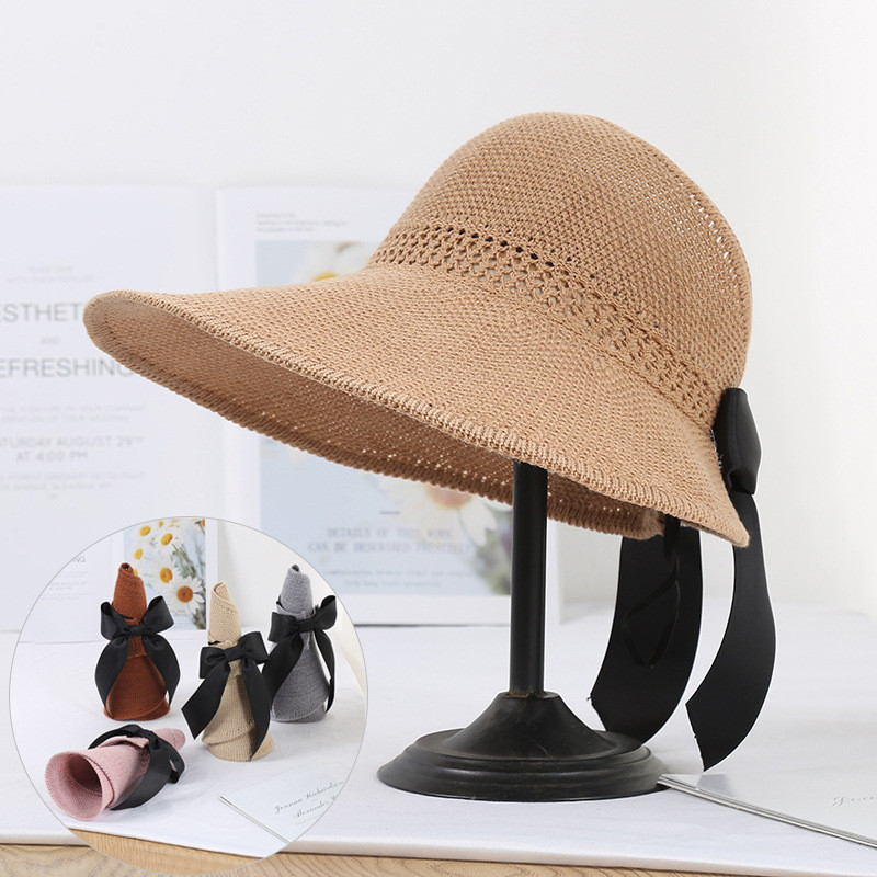 2020 Foldable Summer Beach Straw Hat for Women Brief Sun Hats Sunscreen Chapeu Feminino UV Protection Panama Hat with Bowknot Y200716, Blue;gray
2020 Foldable Summer Beach Straw Hat for Women Brief Sun Hats Sunscreen Chapeu Feminino UV Protection Panama Hat with Bowknot Y200716, Blue;gray
