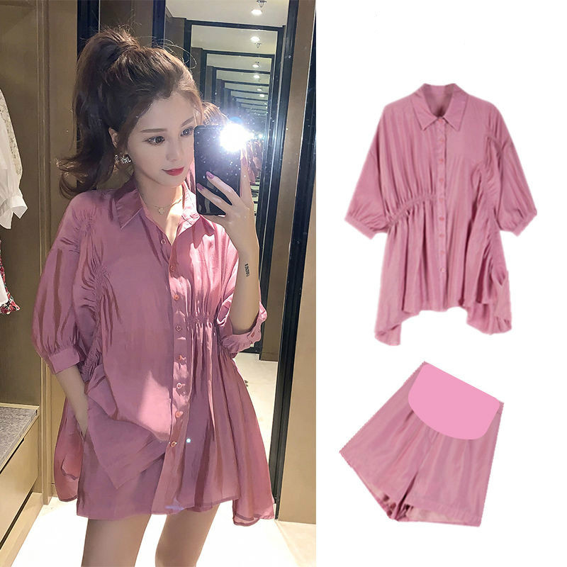 Pregnant Women's Summer Clothes Tracksuit Loose Short Sleeve Top 2020 Shorts Breast-feeding Clothes Two-piece Suit, Belly pants set
Pregnant Women's Summer Clothes Tracksuit Loose Short Sleeve Top 2020 Shorts Breast-feeding Clothes Two-piece Suit, Belly pants set