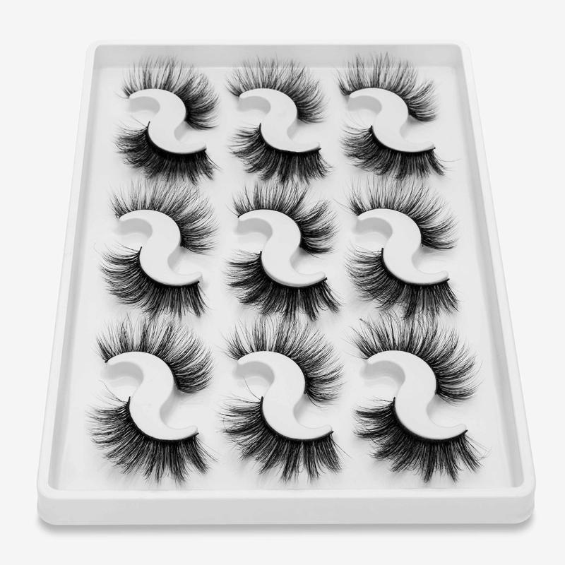9 Pairs 6D Mink Lashes Thick High Quality Soft Natural Fake Eyelashes Eyelash Extension Makeup Imitation Makeup Tool
9 Pairs 6D Mink Lashes Thick High Quality Soft Natural Fake Eyelashes Eyelash Extension Makeup Imitation Makeup Tool