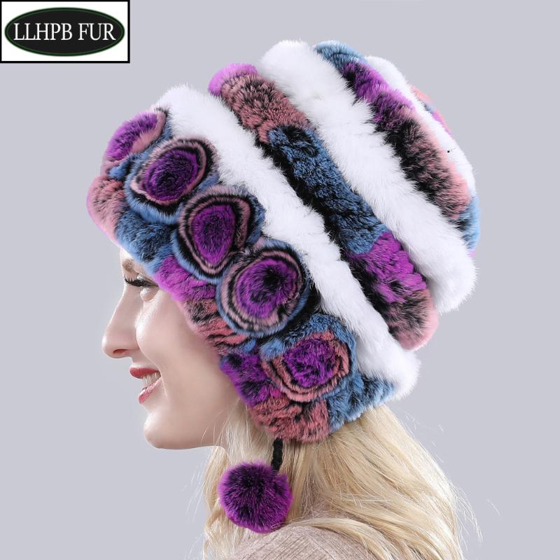 Russia Elastic Knitted Real Rex Fur Beanies Hats Women Rex Fur Skullies Hat 100% Real Natural Caps, Coffee purple
Russia Elastic Knitted Real Rex Fur Beanies Hats Women Rex Fur Skullies Hat 100% Real Natural Caps, Coffee purple