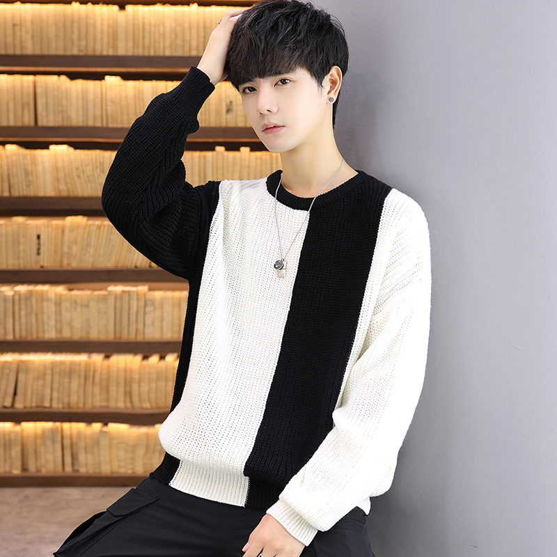 2020 Winter Round NeckThick Warm Sweater Men Turtleneck Patchwork Mens Sweaters Loose Pullover Men Knitwear Male, Black
2020 Winter Round NeckThick Warm Sweater Men Turtleneck Patchwork Mens Sweaters Loose Pullover Men Knitwear Male, Black