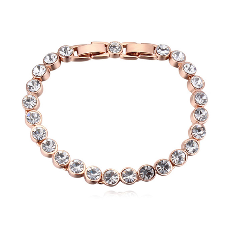 New round design tennis bracelet rhodium plated jewelry made with Austrian crystal for bridal wedding jewellery bijoux gift
New round design tennis bracelet rhodium plated jewelry made with Austrian crystal for bridal wedding jewellery bijoux gift