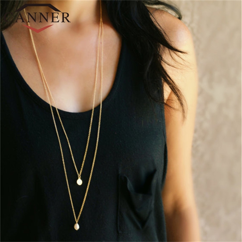 Januarysnow Fashion Gold/Silver Color Imitation Pearls Double Layer Long Necklace Round Pendant Necklaces for Women Jewelry FI
Januarysnow Fashion Gold/Silver Color Imitation Pearls Double Layer Long Necklace Round Pendant Necklaces for Women Jewelry FI