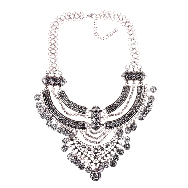 Boho Big Choker Necklace Women Inlaid Carving Jewelry Vintage Necklaces Metal Chain Choker Coin Pendant Statement Necklaces
Boho Big Choker Necklace Women Inlaid Carving Jewelry Vintage Necklaces Metal Chain Choker Coin Pendant Statement Necklaces