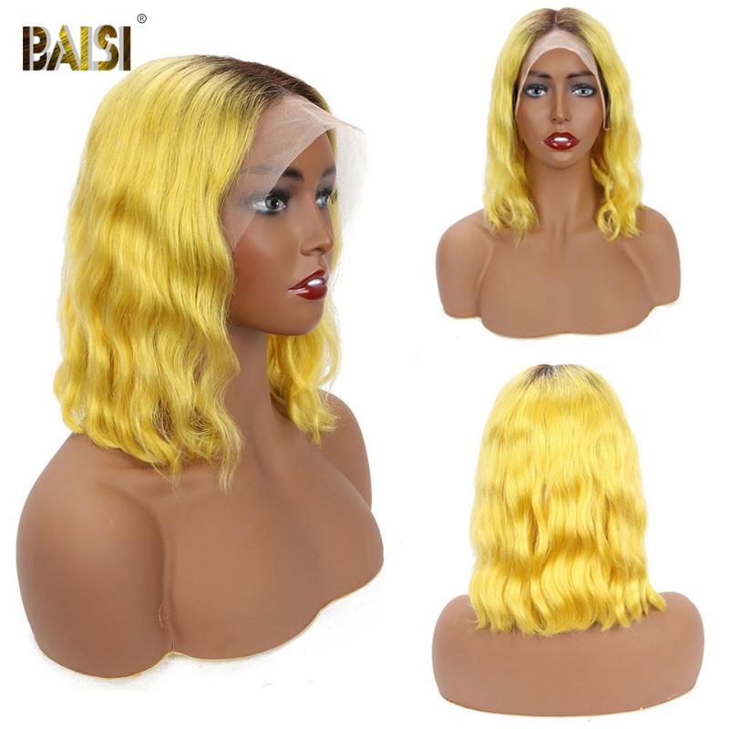 BAISI Body Wave Lace Front Wig Human Hair Glueless Colored Lace Front Human Hair Wigs For Women 4x4 Closure Frontal Wig, 1b yellow
BAISI Body Wave Lace Front Wig Human Hair Glueless Colored Lace Front Human Hair Wigs For Women 4x4 Closure Frontal Wig, 1b yellow