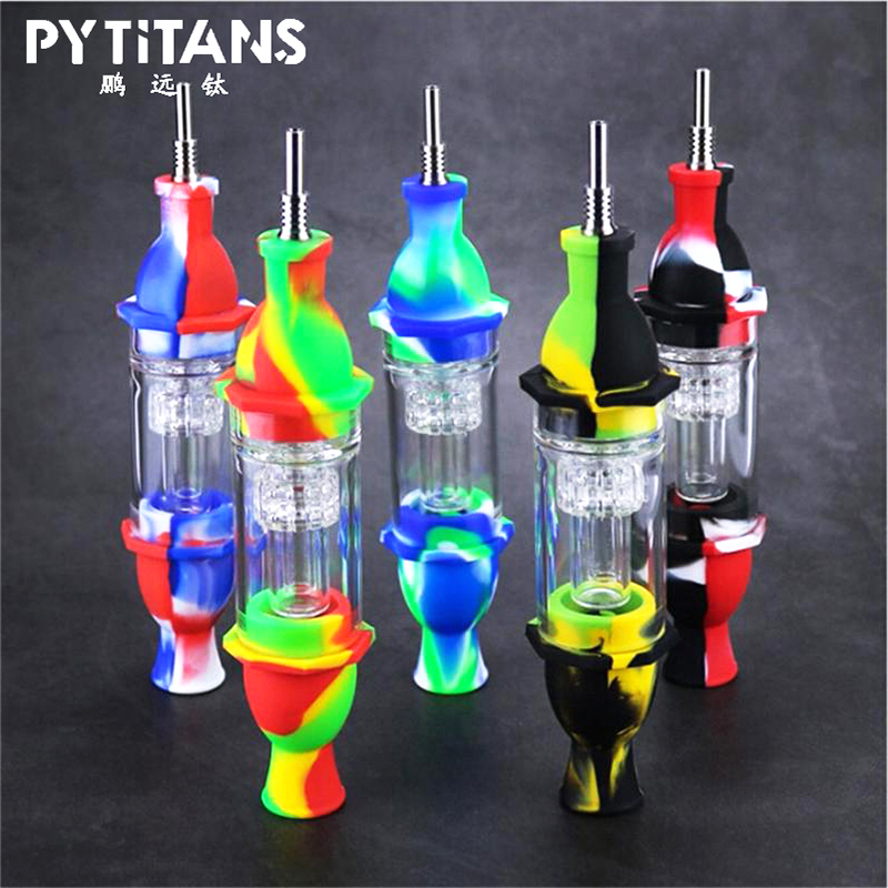 Silicon Dab Straw Lighthouse Shape NC Acrylic Filter Smoking Pipe Colorful Smoking Bong with Titanium Nail Tip 14mm Nectar Silicone Jar hand Tools
Silicon Dab Straw Lighthouse Shape NC Acrylic Filter Smoking Pipe Colorful Smoking Bong with Titanium Nail Tip 14mm Nectar Silicone Jar hand Tools
