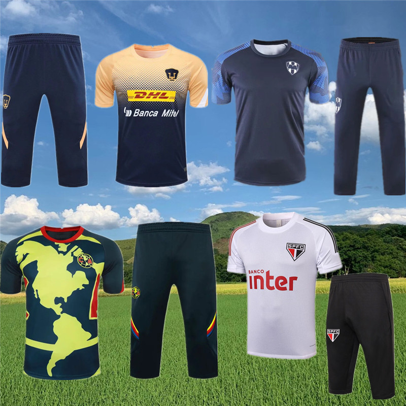 América Pre-match training suit Tracksuit 3/4 pants Chivas Guadalajara 2020 21 Monterrey UNAM football jogging, 3/4 training suit
América Pre-match training suit Tracksuit 3/4 pants Chivas Guadalajara 2020 21 Monterrey UNAM football jogging, 3/4 training suit