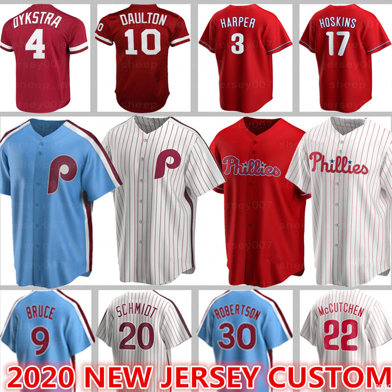 Custom Phillies 7 Trea Turner 3 Bryce Jersey Mike Schmidt Harper Darren Daulton McCutchen Aaron Nola Realmuto Franco 25 Matt Strahm Dykstra Williams Bruce Baseball, Custom retro (feichengren)
Custom Phillies 7 Trea Turner 3 Bryce Jersey Mike Schmidt Harper Darren Daulton McCutchen Aaron Nola Realmuto Franco 25 Matt Strahm Dykstra Williams Bruce Baseball, Custom retro (feichengren)