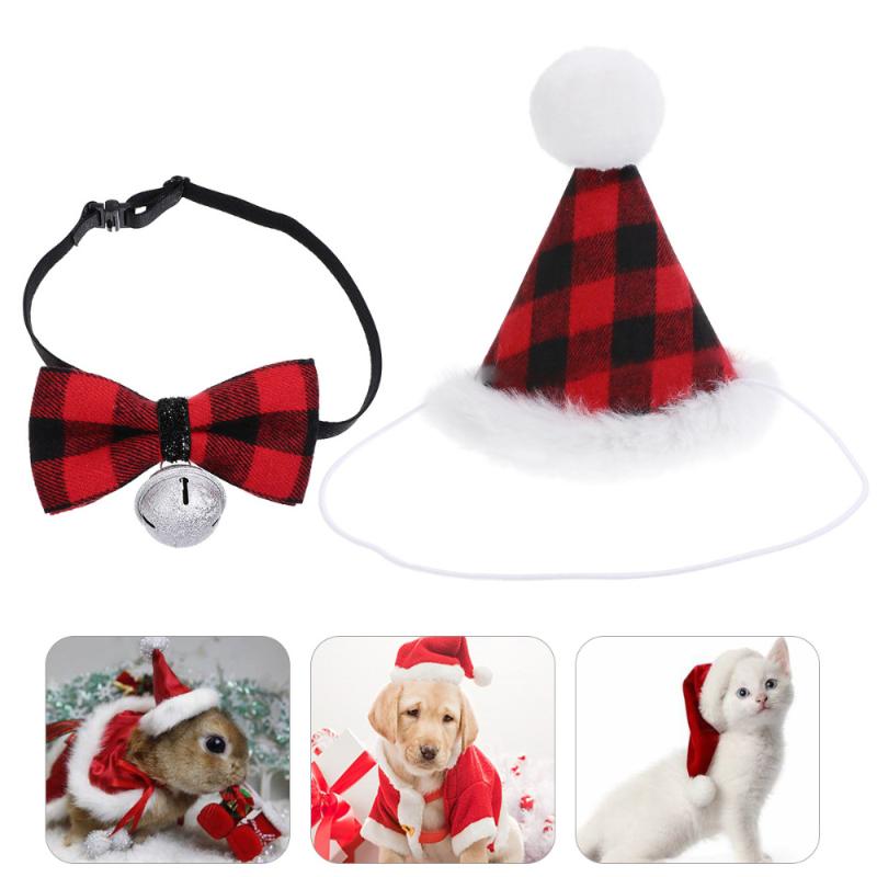 2pcs Christmas Pet Supplies Adjustable Pet Christmas Hat Dog Accessories Dog Tie with Bell for Fog
2pcs Christmas Pet Supplies Adjustable Pet Christmas Hat Dog Accessories Dog Tie with Bell for Fog