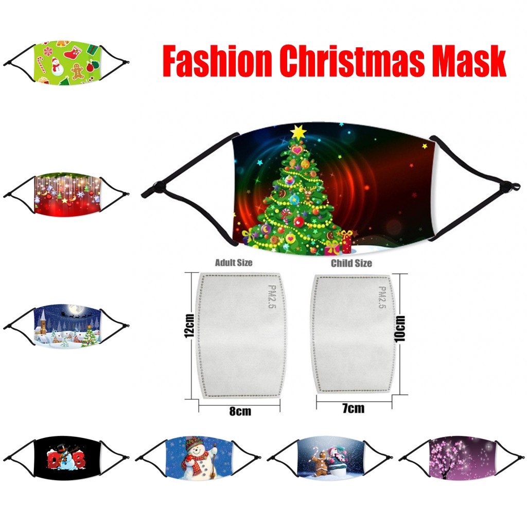 8 Colors Christmas 3D Digit Pattern Printing Face Masks with Free PM2.5 Filters Cotton Washable Anti Dust Adutls Kids Mouth Cover FY4230
8 Colors Christmas 3D Digit Pattern Printing Face Masks with Free PM2.5 Filters Cotton Washable Anti Dust Adutls Kids Mouth Cover FY4230