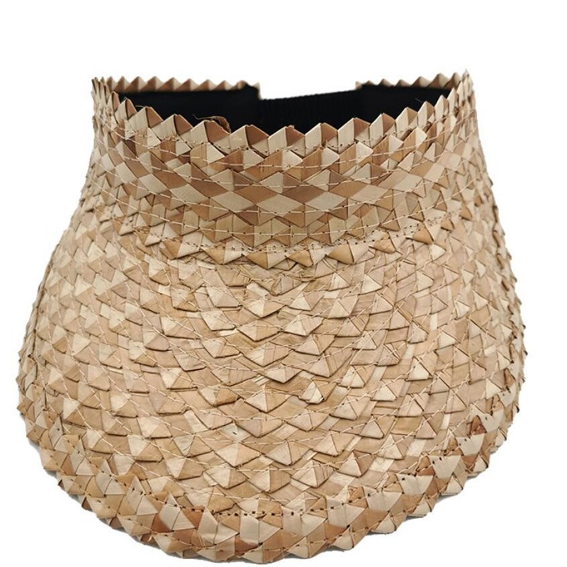 New Straw Womens Fashion Empty Hat Beach Straw Visors Sun Protection Cap Hats Female, Natural 2 
New Straw Womens Fashion Empty Hat Beach Straw Visors Sun Protection Cap Hats Female, Natural 2
