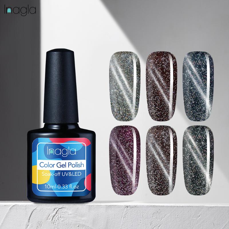 Inagla 10ML Black Diamond Cat Eye Gel Polish SoCk Off Base Gel Top Coat polish Nail lacquer Manicure Nail Color
Inagla 10ML Black Diamond Cat Eye Gel Polish SoCk Off Base Gel Top Coat polish Nail lacquer Manicure Nail Color