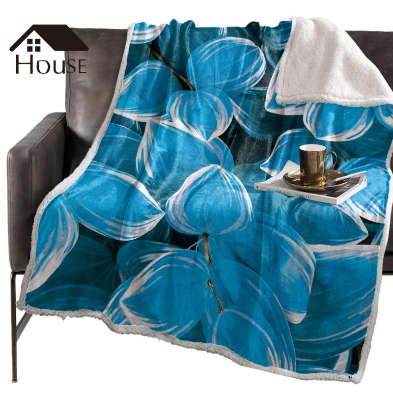 BIGHOUSES Throw Blanket Blue Style LeavesBlankets Fleece Blankets Winter Blanket Personalized Blankets Bedclothes
BIGHOUSES Throw Blanket Blue Style LeavesBlankets Fleece Blankets Winter Blanket Personalized Blankets Bedclothes