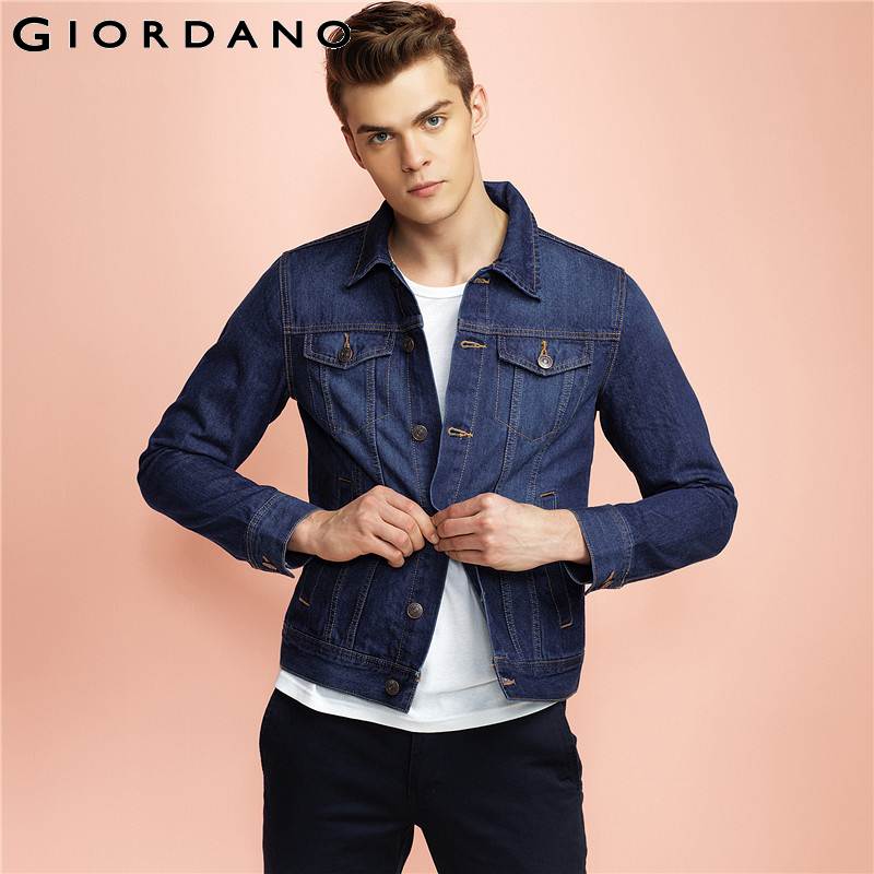 Giordano Men Jacket Denim Vintage Pockets Outerwears Jeans Jackets Indigo Vetement Quality Tops Mans Casual Clothing Homme, 97blue
Giordano Men Jacket Denim Vintage Pockets Outerwears Jeans Jackets Indigo Vetement Quality Tops Mans Casual Clothing Homme, 97blue