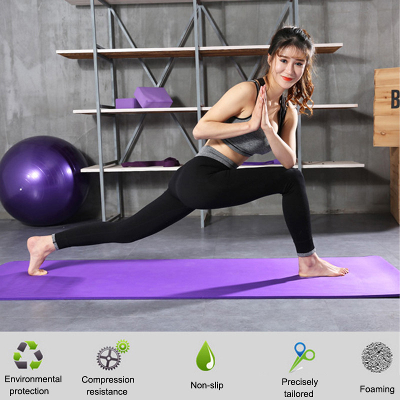 1830*610*10mm NBR Yoga Mat Non Slip Carpet Fitness Environmental Gymnastics Mats Pilates Gym Sports Exercise Pads For Beginner, Purple
1830*610*10mm NBR Yoga Mat Non Slip Carpet Fitness Environmental Gymnastics Mats Pilates Gym Sports Exercise Pads For Beginner, Purple