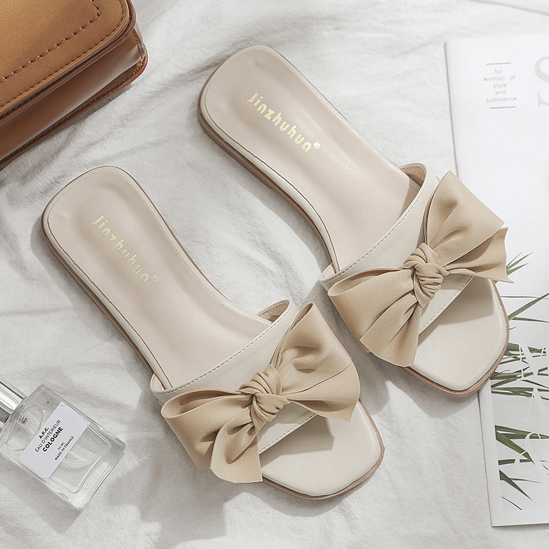 New Women's Flat Sandals Bowtie Slipper Flats Sandal Open Toe Summer Shoe Women Sexy Party Beach Female Footwear Size 35-40, Beige
New Women's Flat Sandals Bowtie Slipper Flats Sandal Open Toe Summer Shoe Women Sexy Party Beach Female Footwear Size 35-40, Beige
