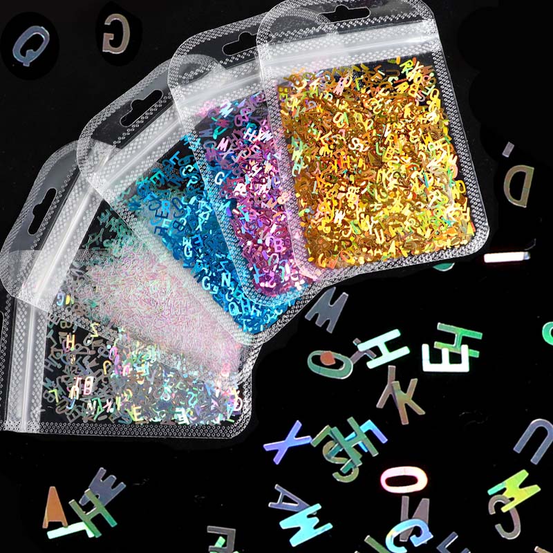1 Bag Holo Silver Nail Sequins Glitter Nail Art Mixed Letter Design Shape Flakes Tips Gel Manicure Gold 3D Accessories
1 Bag Holo Silver Nail Sequins Glitter Nail Art Mixed Letter Design Shape Flakes Tips Gel Manicure Gold 3D Accessories