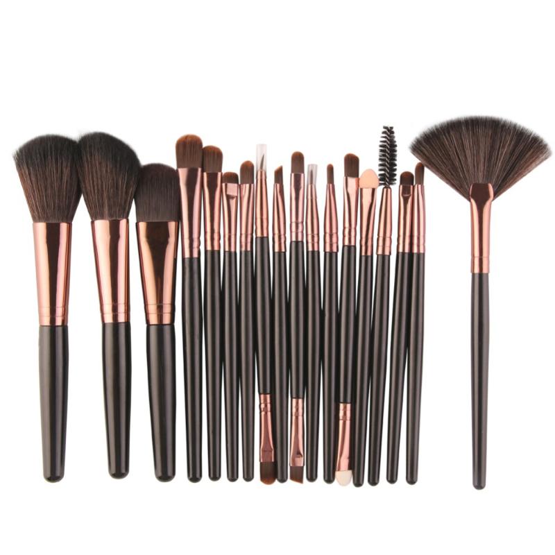 18 Pcs Makeup Brush One Set Brushes Tools Kit Power Foundation Blush Eye Shadow Blending Fan Cosmetic
18 Pcs Makeup Brush One Set Brushes Tools Kit Power Foundation Blush Eye Shadow Blending Fan Cosmetic