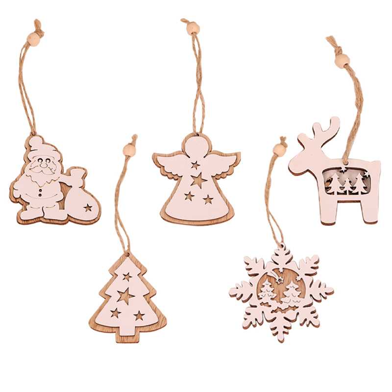 Santa Claus pendant Christmas Ornament printing white double-layer wooden pendant Christmas tree
Santa Claus pendant Christmas Ornament printing white double-layer wooden pendant Christmas tree