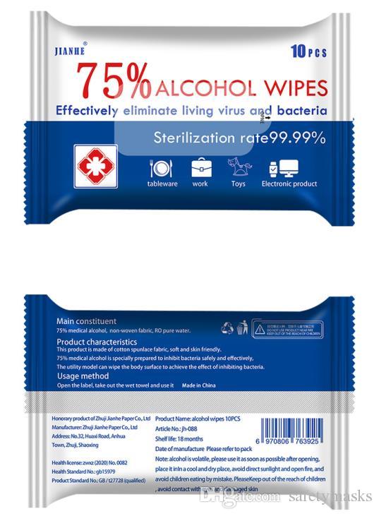 75% Alcohol Disinfectant Wipes 4.7*7 inch Sterilization Wet Wipe Disinfecting Dipe Cleaning Household wipes 10pack
75% Alcohol Disinfectant Wipes 4.7*7 inch Sterilization Wet Wipe Disinfecting Dipe Cleaning Household wipes 10pack