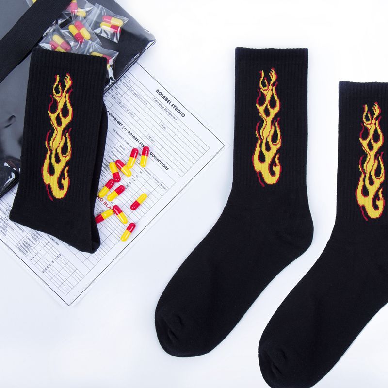 New flame printing cotton Harajuku hip hop street dance skateboard men women sports couple socks sokken calcetines hombre Sox, Dshy-1
New flame printing cotton Harajuku hip hop street dance skateboard men women sports couple socks sokken calcetines hombre Sox, Dshy-1