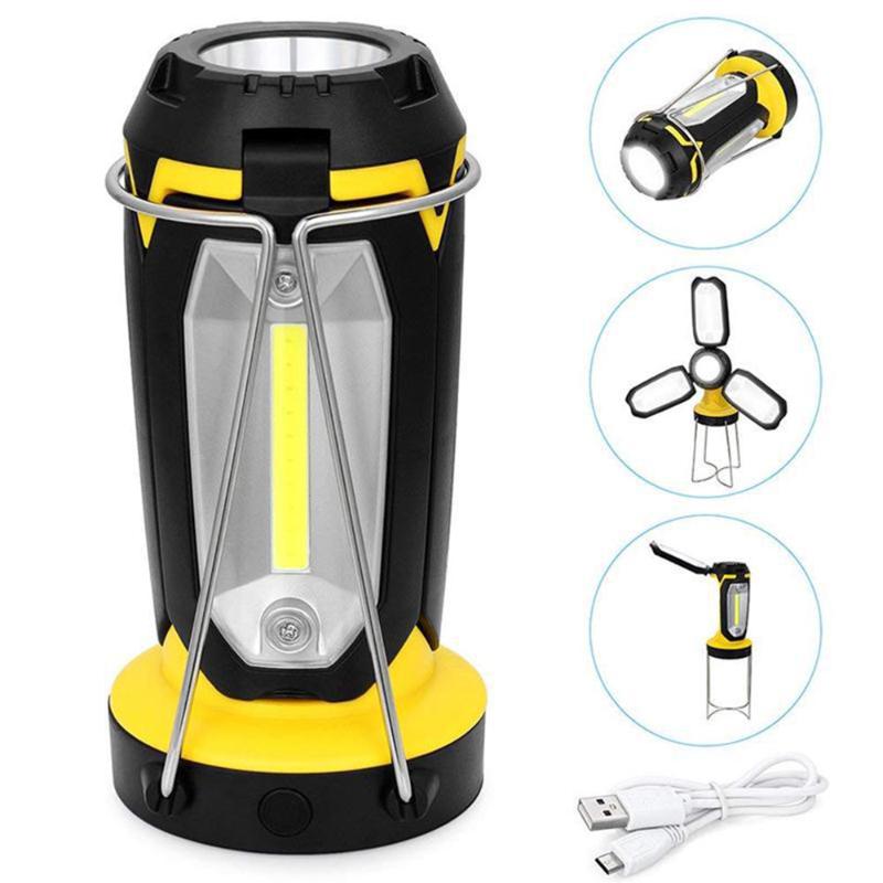 USB Rechargeable/ Foldable Tent Lantern XPE+3*COB LED Bulb Lamp Emergency Night Fishing Light Outdoor Portable Camping Lamps
USB Rechargeable/ Foldable Tent Lantern XPE+3*COB LED Bulb Lamp Emergency Night Fishing Light Outdoor Portable Camping Lamps
