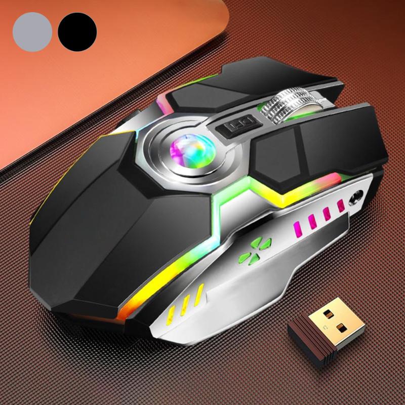 Wireless Gaming Mouse 3500DPI Rechargeable Gaming Mouse Silent Ergonomic 7 Keys RGB Backlit for Laptop Computer PC Gamer
Wireless Gaming Mouse 3500DPI Rechargeable Gaming Mouse Silent Ergonomic 7 Keys RGB Backlit for Laptop Computer PC Gamer