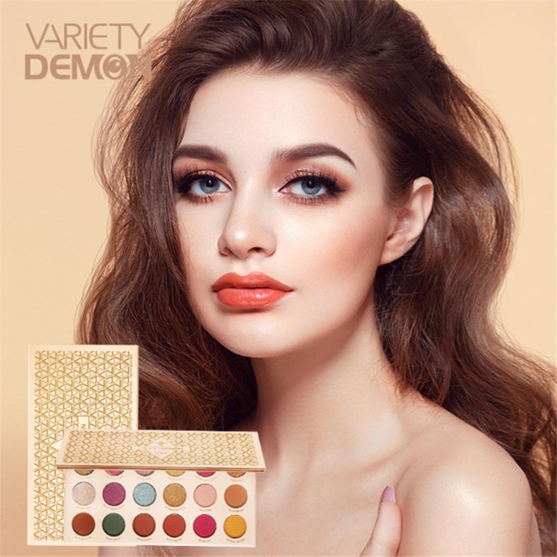 VARIETY DEMON 18 Colors Glitter Eyeshadow Palette Matte Pearlescent Eye Shadow Makeup Warm Color Waterproof Cosmetics TSLM1, 1pc
VARIETY DEMON 18 Colors Glitter Eyeshadow Palette Matte Pearlescent Eye Shadow Makeup Warm Color Waterproof Cosmetics TSLM1, 1pc