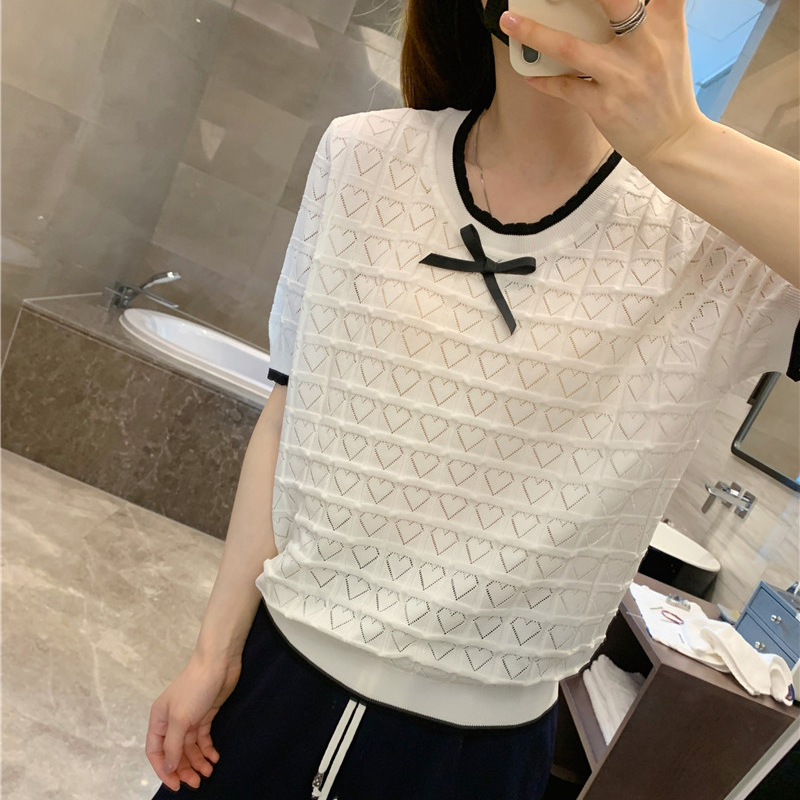 815 Free Shipping 2020 Autumn Brand Same Style Regular Short Sleeve Crew Neck White Kint Sweate Women Clothes JIAXINGZUOLA
815 Free Shipping 2020 Autumn Brand Same Style Regular Short Sleeve Crew Neck White Kint Sweate Women Clothes JIAXINGZUOLA