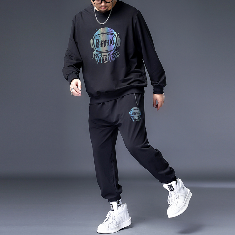 Plus 7XL 6XL 5XL Men's Casual Printed Pullover+Lace-up Sweatpants 2PCS Set Men Elastic Tie-Dye Jogging Tracksuit 7 Color SIze, Black
Plus 7XL 6XL 5XL Men's Casual Printed Pullover+Lace-up Sweatpants 2PCS Set Men Elastic Tie-Dye Jogging Tracksuit 7 Color SIze, Black