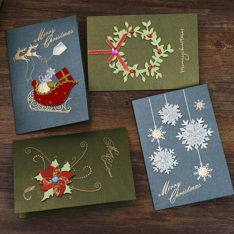 8pcs/lot Creative Christmas Gift Card Three-dimensional Pattern Paper Card Send Friends and Family Christmas Day Blessing
8pcs/lot Creative Christmas Gift Card Three-dimensional Pattern Paper Card Send Friends and Family Christmas Day Blessing