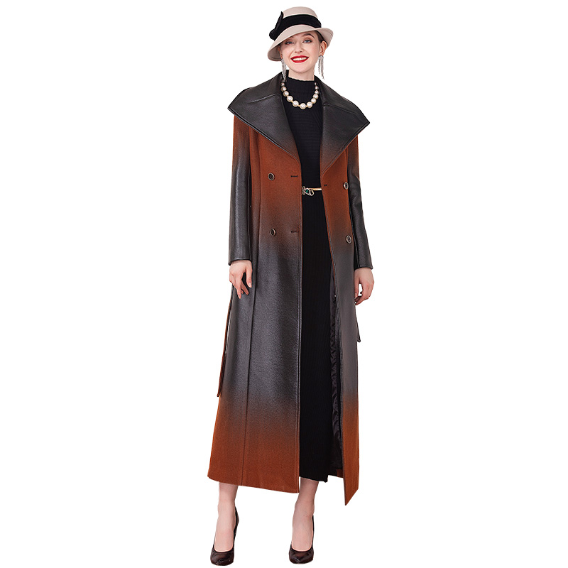 Casual Leather Long Jacket Gradients Coat Women 2020 Autumn Winter Long PU Leather Coat Female 8103, As pic
Casual Leather Long Jacket Gradients Coat Women 2020 Autumn Winter Long PU Leather Coat Female 8103, As pic