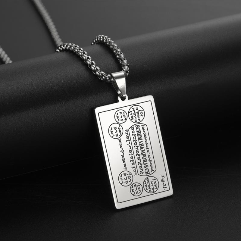 Dawapara The Twelfth Table of Schemhamforasch on All Spirits of The Magia Alba Et Nigra Pendant Men Necklace Stainless Steel
Dawapara The Twelfth Table of Schemhamforasch on All Spirits of The Magia Alba Et Nigra Pendant Men Necklace Stainless Steel