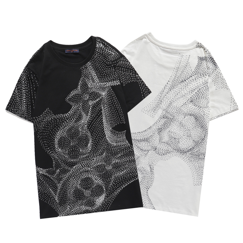 Italian summer popular letter printed T-shirt men's and women's fashion short-sleeved 2-color high-quality T-shirt classic fashion large siz
Italian summer popular letter printed T-shirt men's and women's fashion short-sleeved 2-color high-quality T-shirt classic fashion large siz