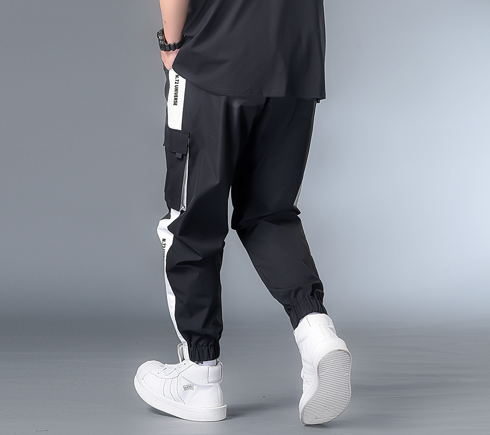 7XL 6XL XXXXL Man New Hip Hop Harajuku Joggers Streetwear Mens Pockets Harem Pants Male Summer Ankle-length Pants Oversize 200925