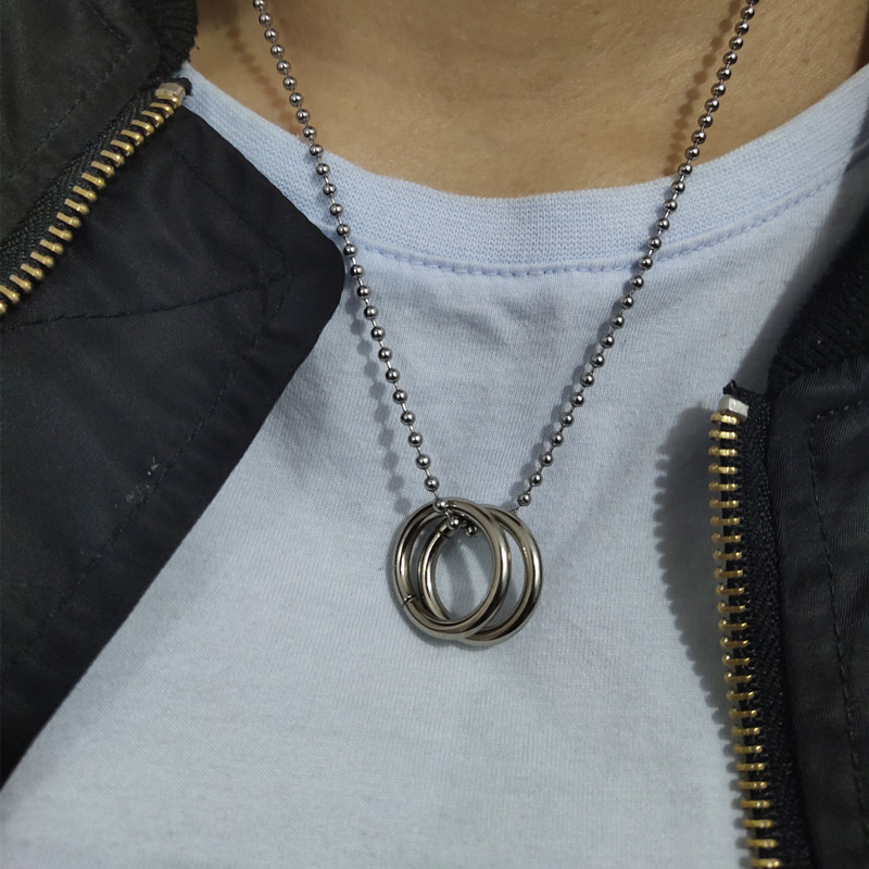 FezaStainless Steel Silver Color Two Round Pendant Necklaces Ball Chain Necklaces Collar Ras Du Cou Collier Femme For Women Men
FezaStainless Steel Silver Color Two Round Pendant Necklaces Ball Chain Necklaces Collar Ras Du Cou Collier Femme For Women Men