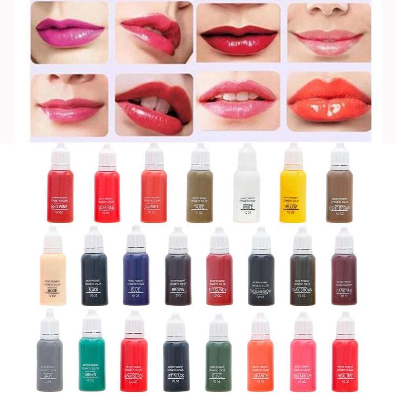 23 Color Semi Permanent Eyebrows Lips Eye Line Tattoo Microblading Plant Pigment Inks Pigment Color Tattoo Extracts Eyebrow K2D6
23 Color Semi Permanent Eyebrows Lips Eye Line Tattoo Microblading Plant Pigment Inks Pigment Color Tattoo Extracts Eyebrow K2D6